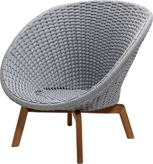 Peacock Lounge Chair Midcentury Outdoor Lounge Chairs by HedgeApple