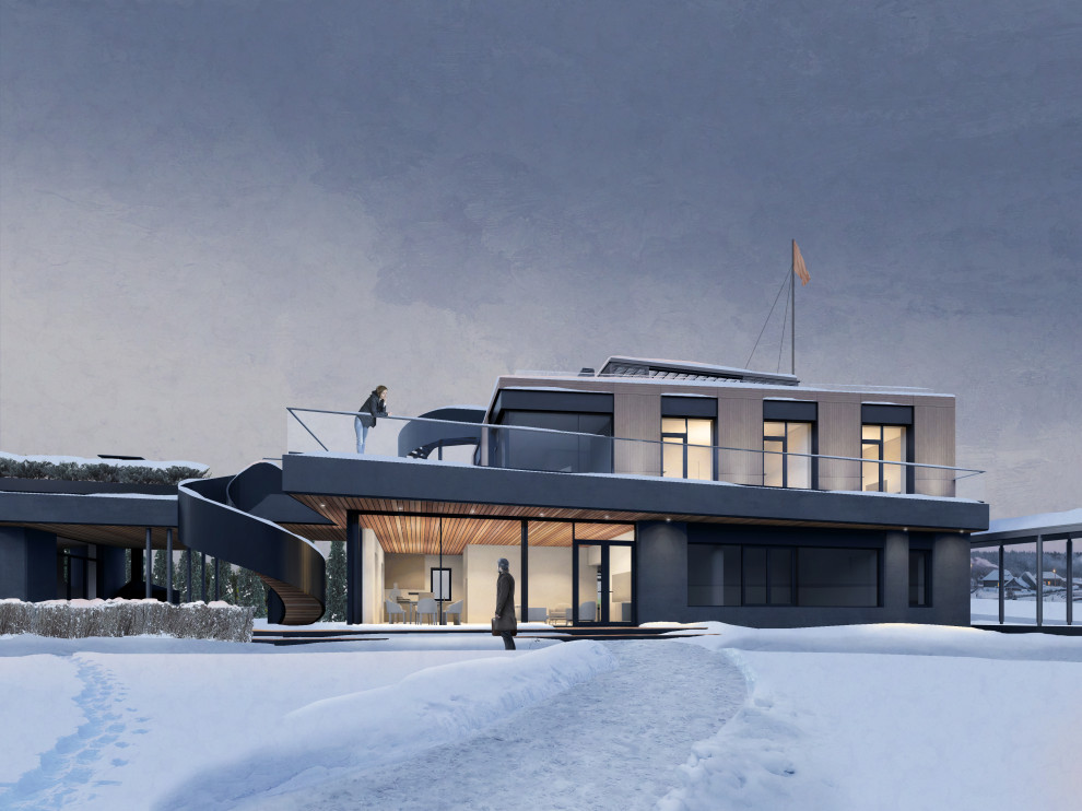 Загородный дом на Волге