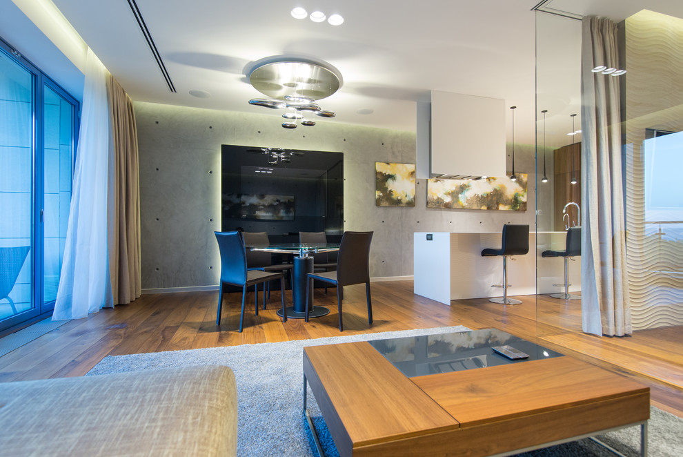 Студия в стиле функционального минимализма