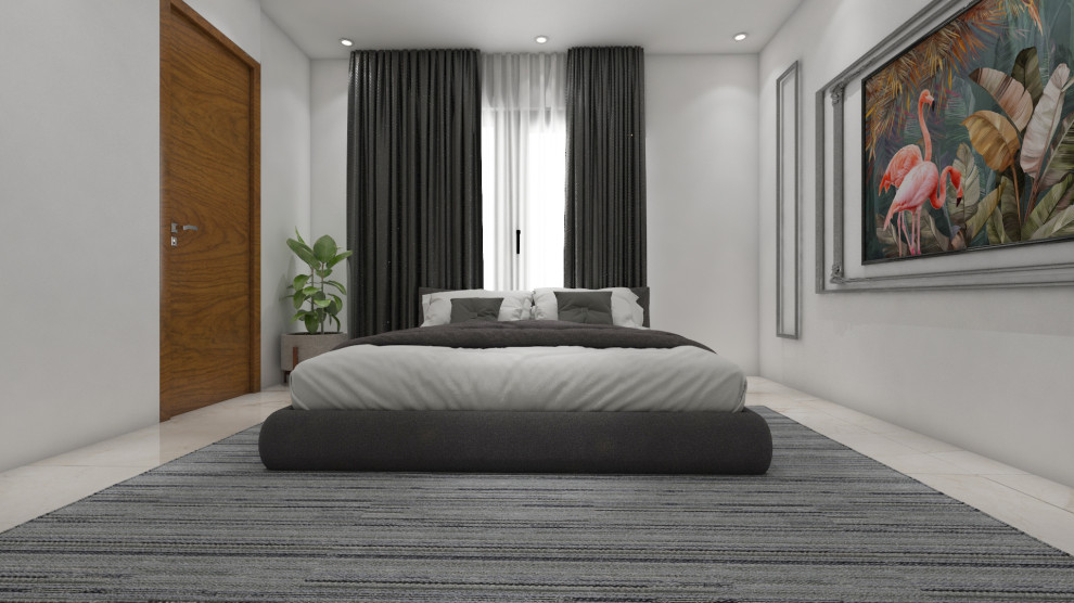 APARNA ONE 4BHK SHAIKPET HYDERABAD Traditional Bedroom Hyderabad