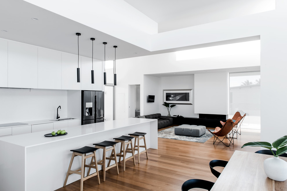 Beach style kitchen in Sunshine Coast.