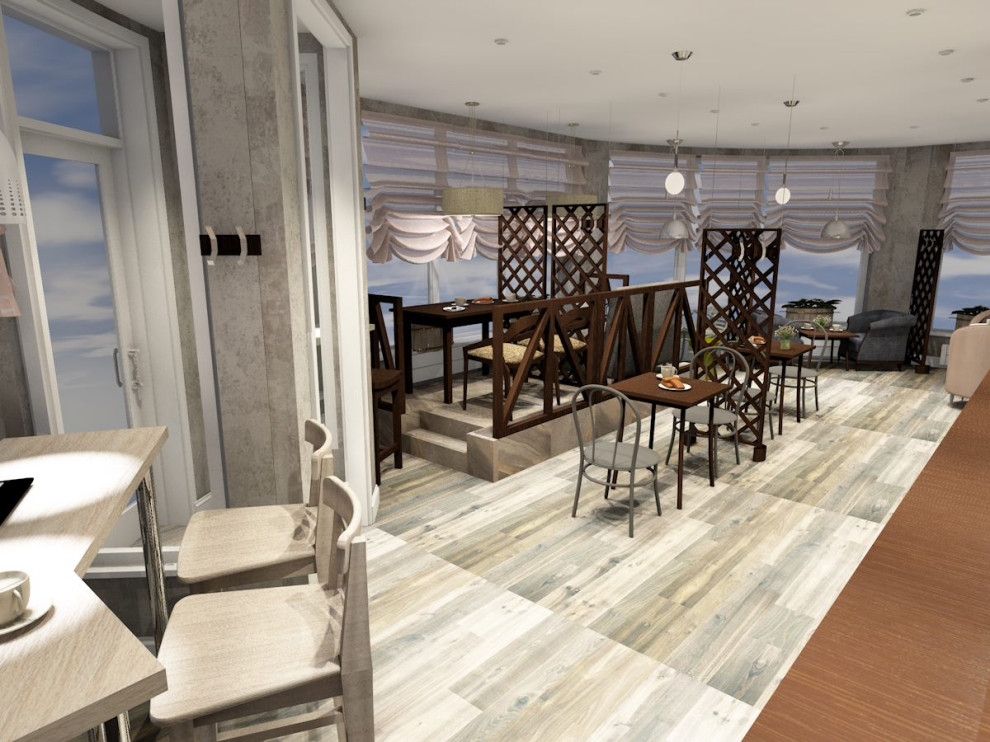 Дизайн-проект кафе быстрого питания в Новокузнецке