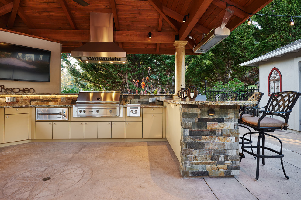 Aptos Outdoor Kitchen Transitional Patio Other by Precision