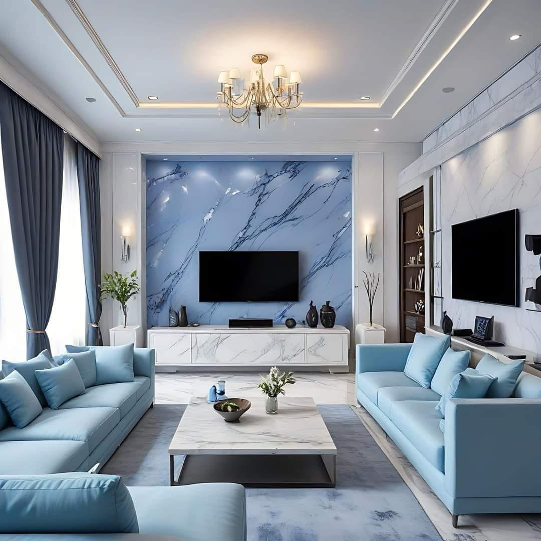 Living room - modern living room idea in Toronto