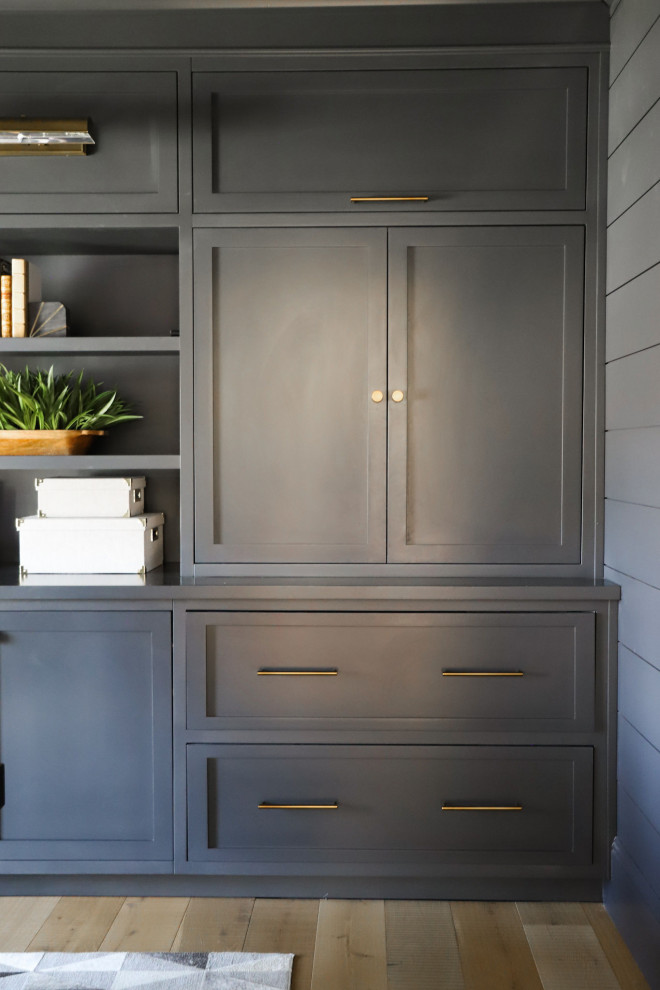 Transitional home design photo in Phoenix