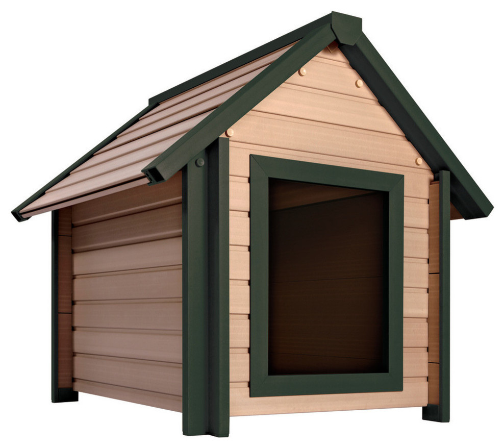 ECOFLEX Bunk Style Dog House, XLarge Contemporary Dog Houses by