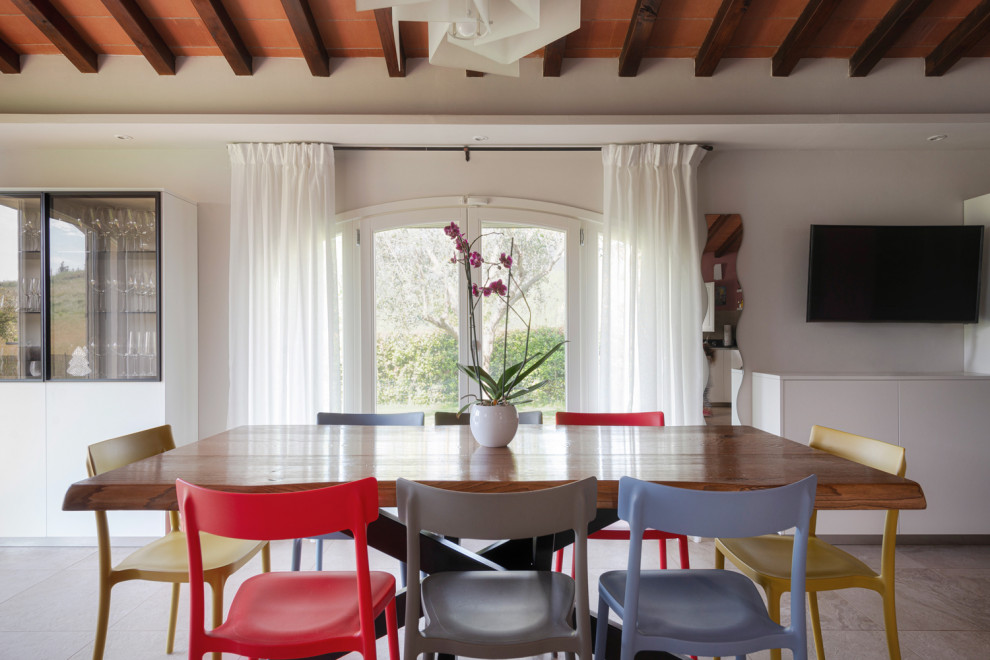 Inspiration for a modern dining room in Florence.