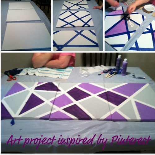 Canvas Tape Art Canvas Tape Art