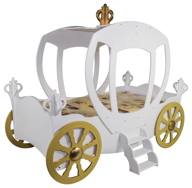 Princess Carriage Toddler Car Bed, Princess Carriage Bunk Bed