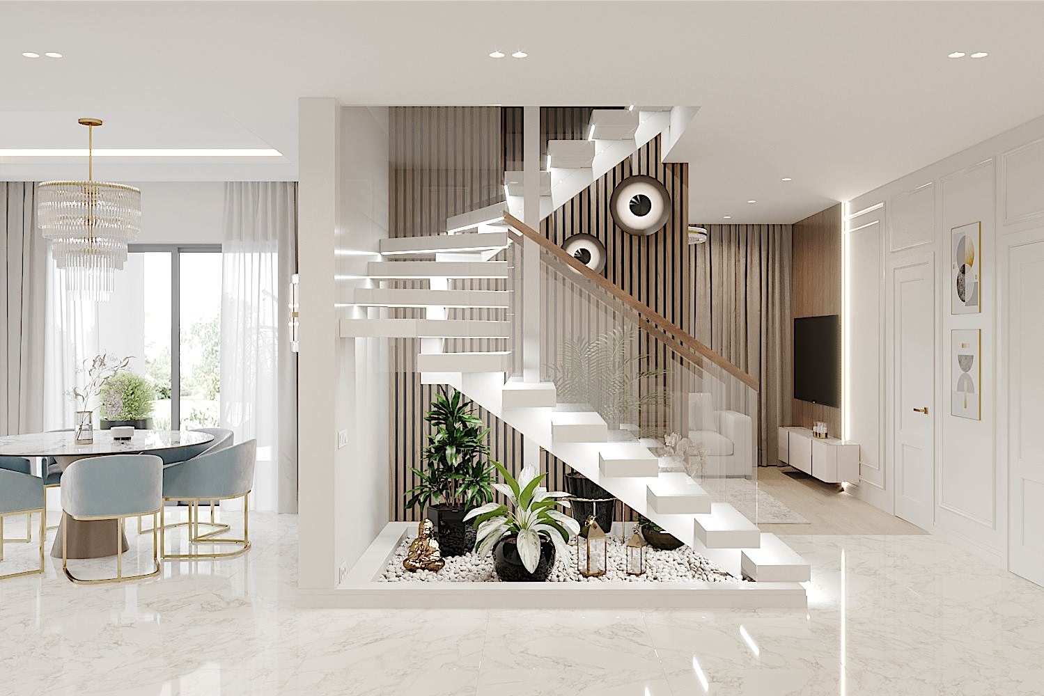 Элегантный дом для молодой семьи