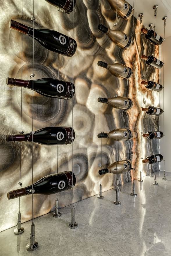 Example of a transitional basement design in Calgary