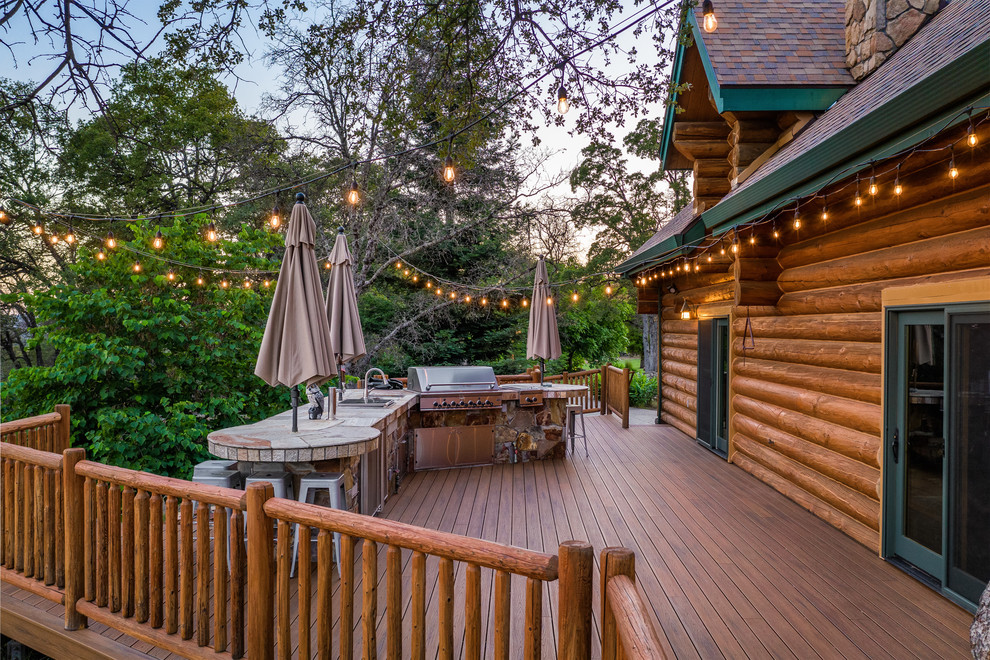 Countryside Deck - Rustic - Deck - Sacramento - by Stone Ridge Decking ...