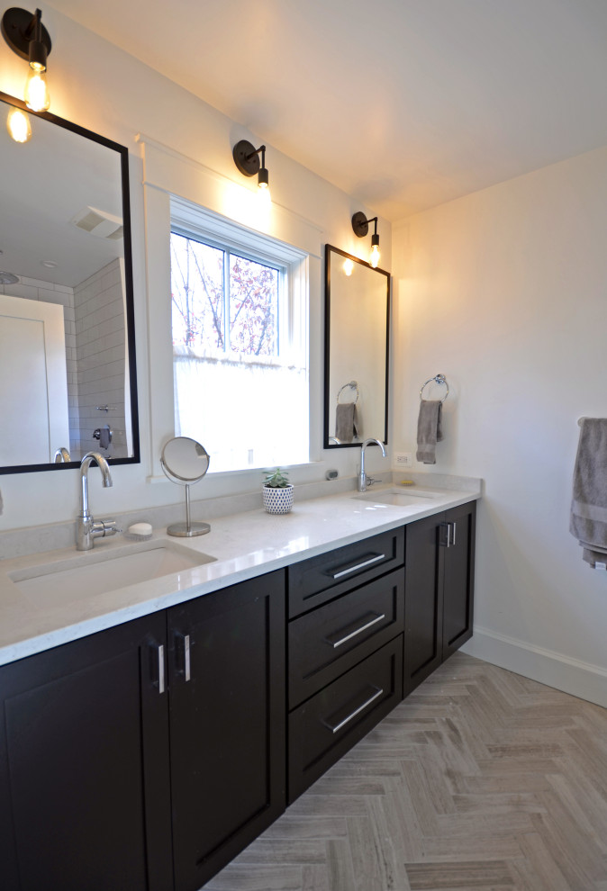 Transitional home design photo in DC Metro
