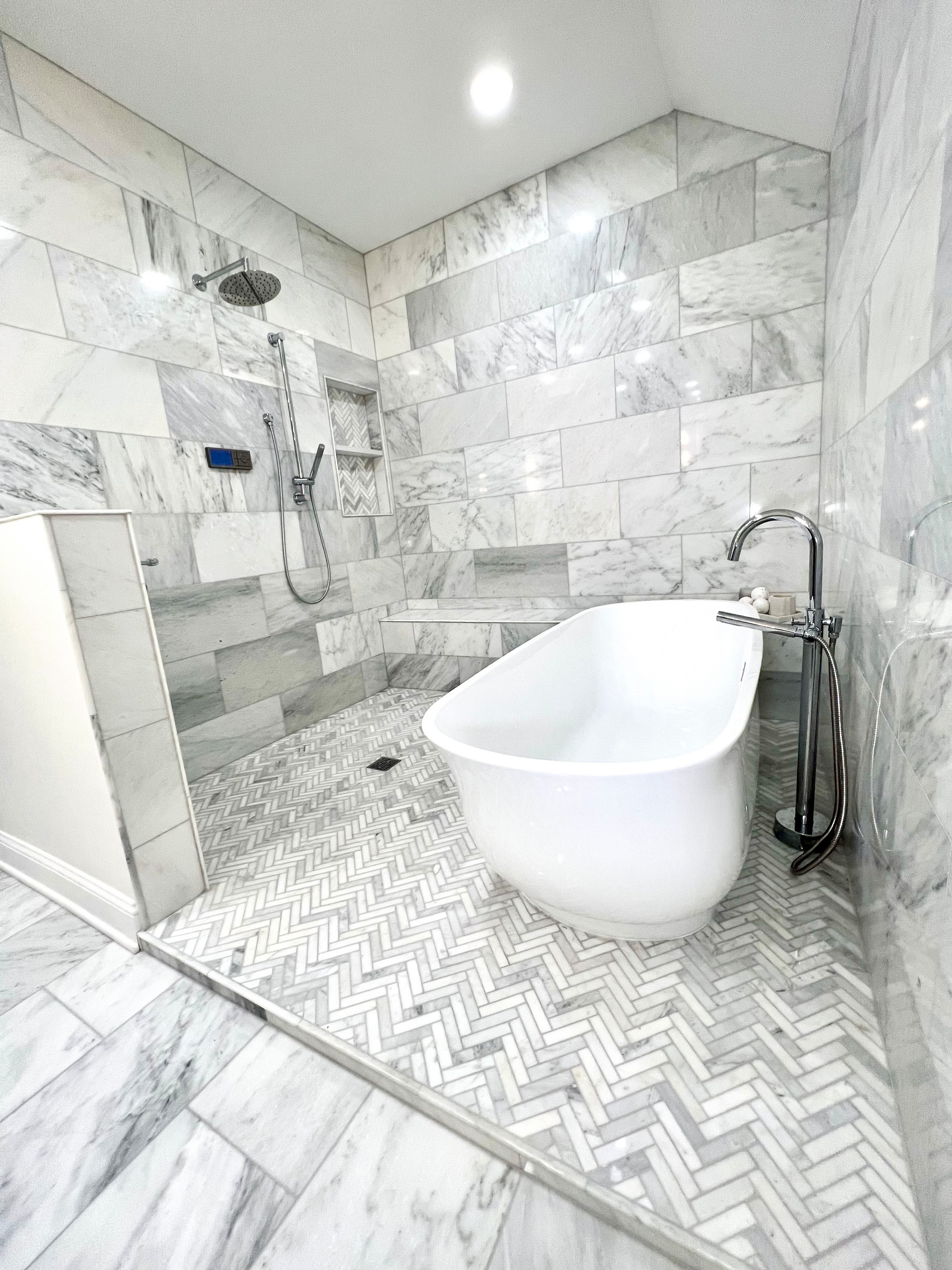 Two Traditionally Designed Bathrooms