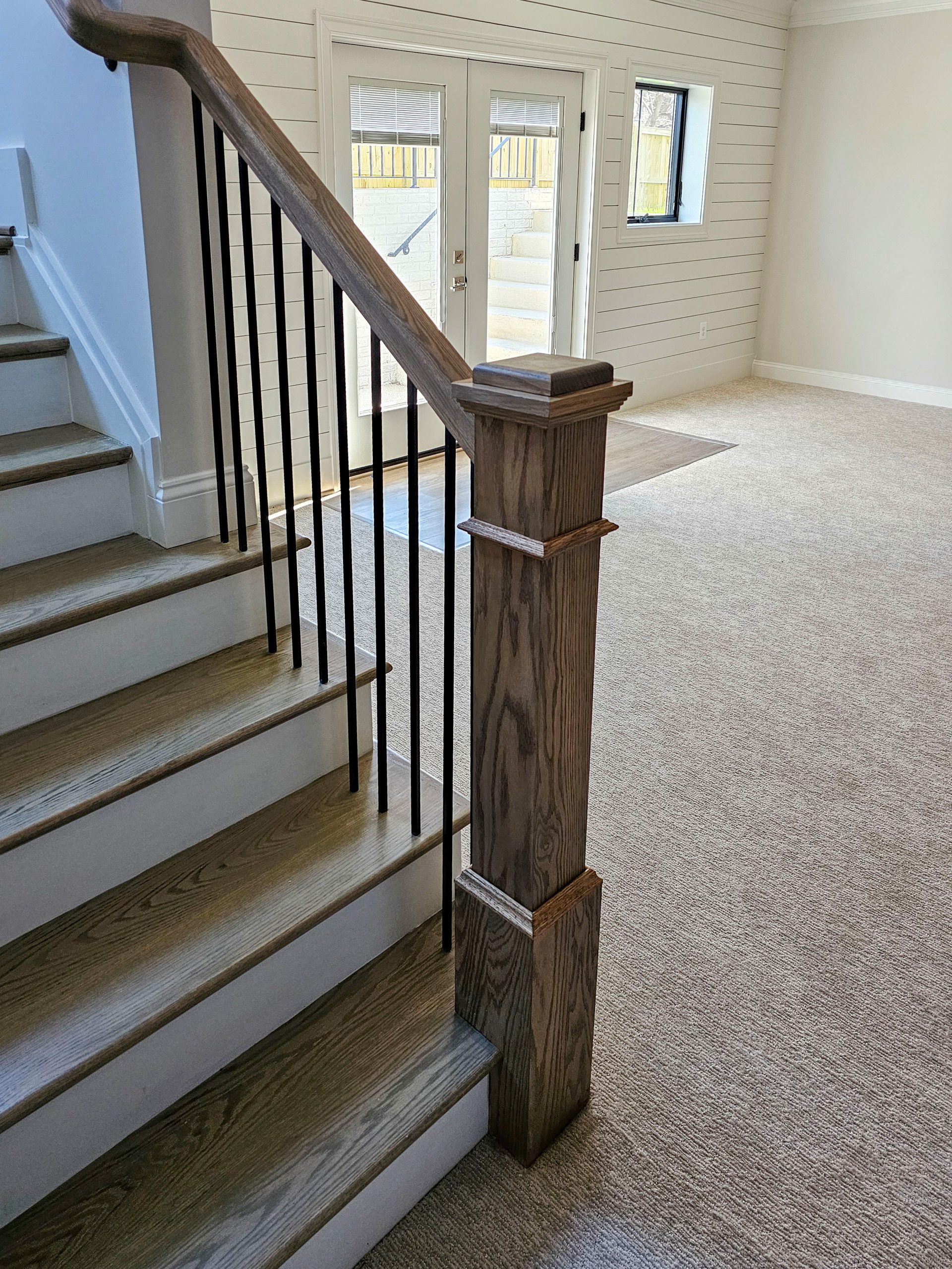 105_Modern and Bold U-Shaped Staircase, Vienna VA 22180