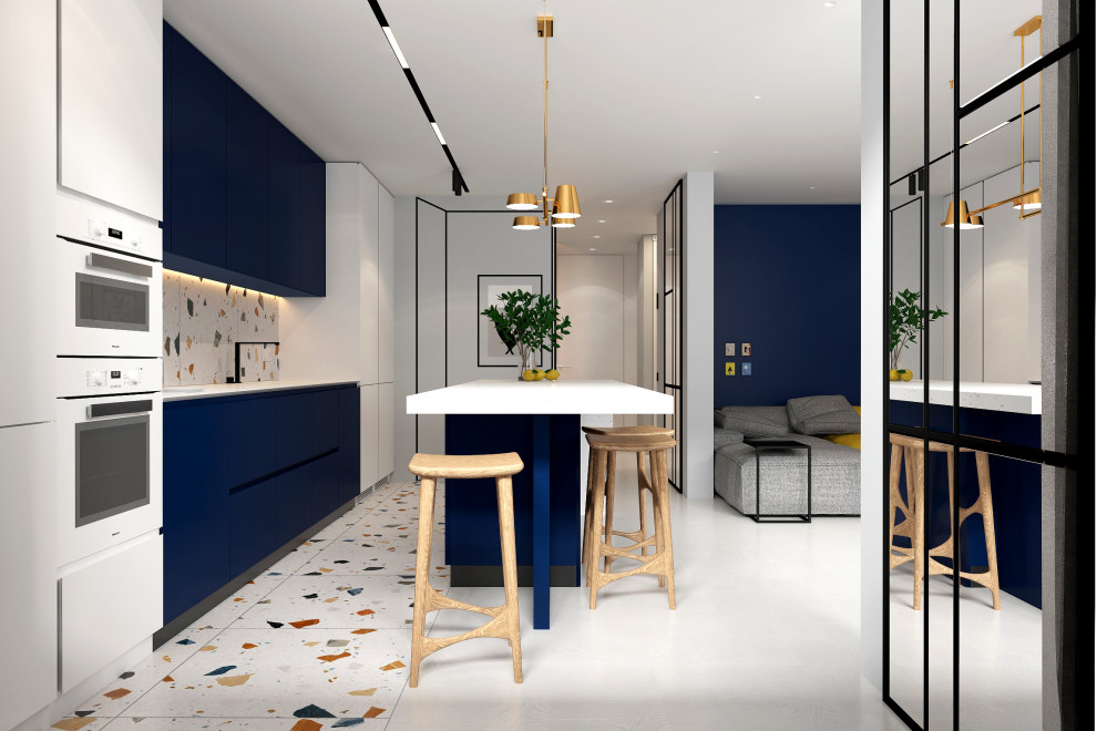 Белый.Синий.