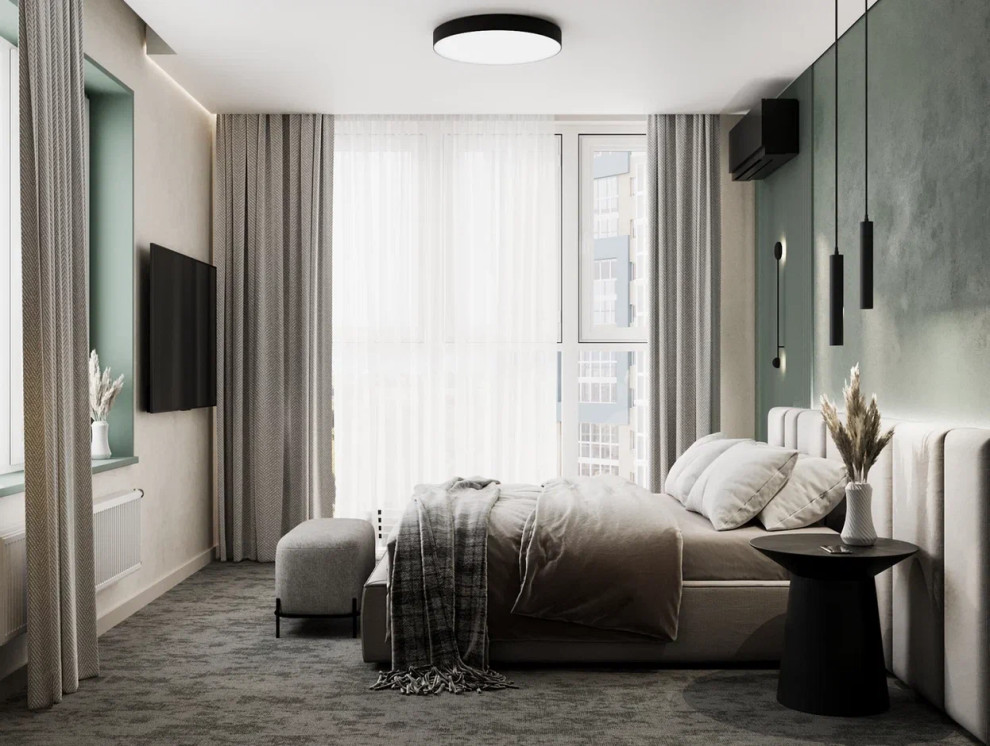 Спальня в проекте Виктории Мусиной