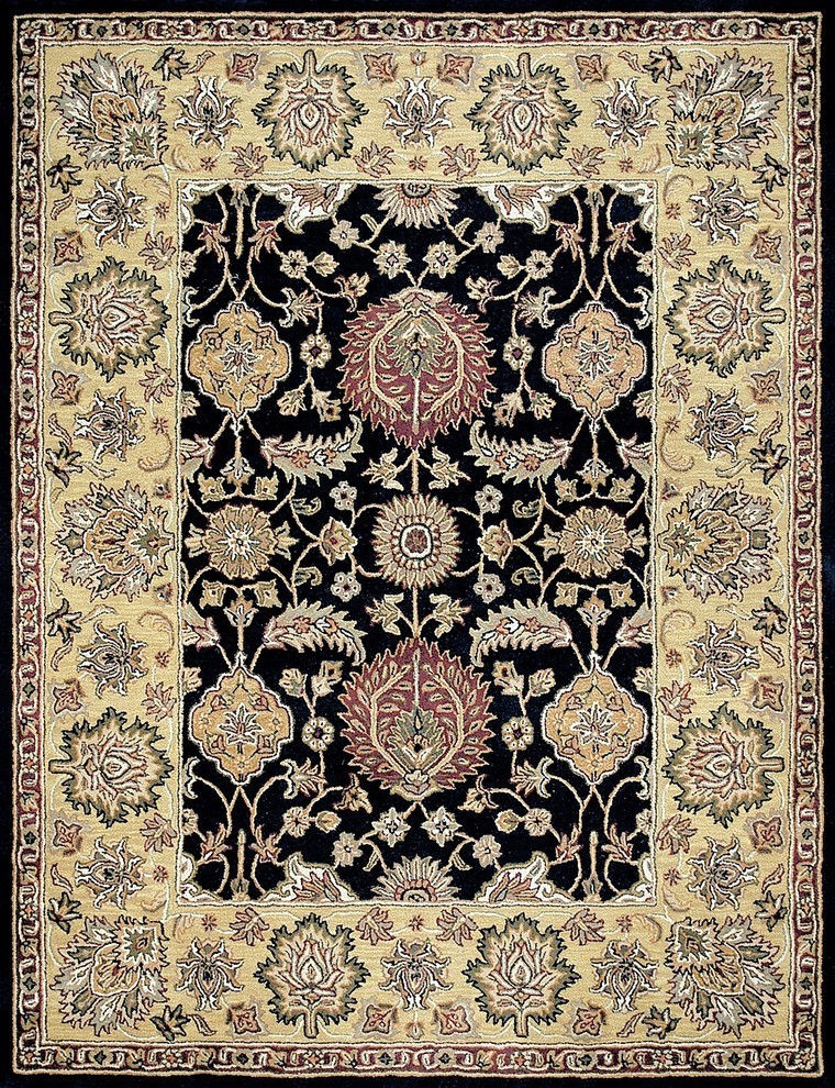 Loloi Rugs Maple Black-Gold Traditional Hand Tufted Rug X-0302OGLB51-PMLPAM