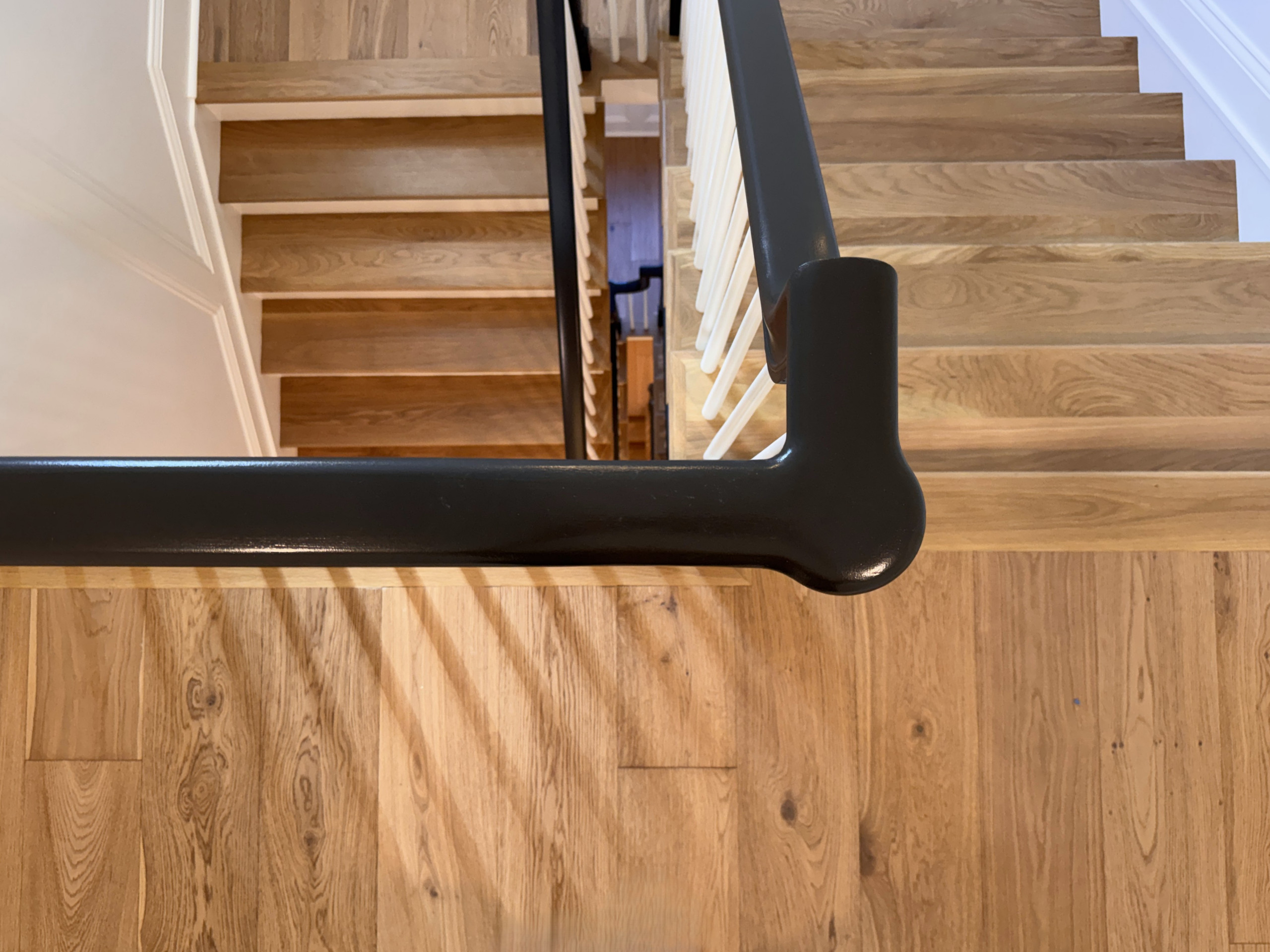 Project #160 | Traditional Box Stair with Gooseneck Handrail