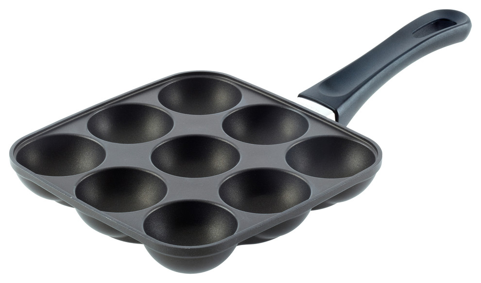 Scanpan Classic 9 Hole Puff Dumpling Pan Transitional Cupcake And