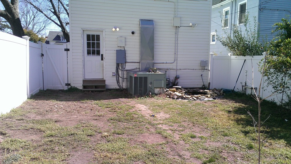 How do you hide an ugly exterior wall?