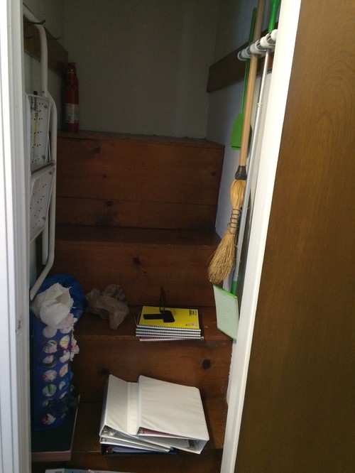 Attic access Closet Transformation Ideas