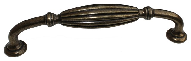 5 Fluted Cabinet Pull And Drawer Handle Pulls By 5 Fluted Cabinet Pull Antique Br