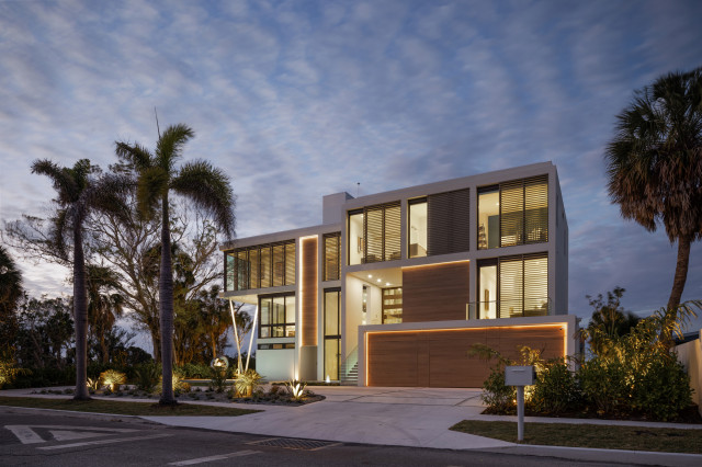 Half Light House trendy-hus-og-facade