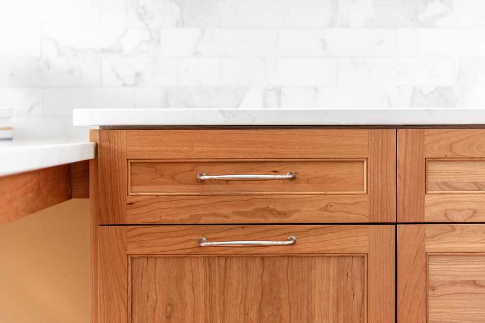 Inspiration for a mid-sized transitional home design remodel
