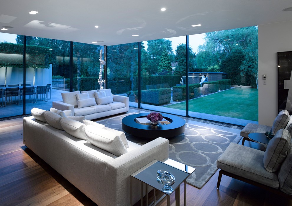 Design ideas for a modern living room in Dublin.