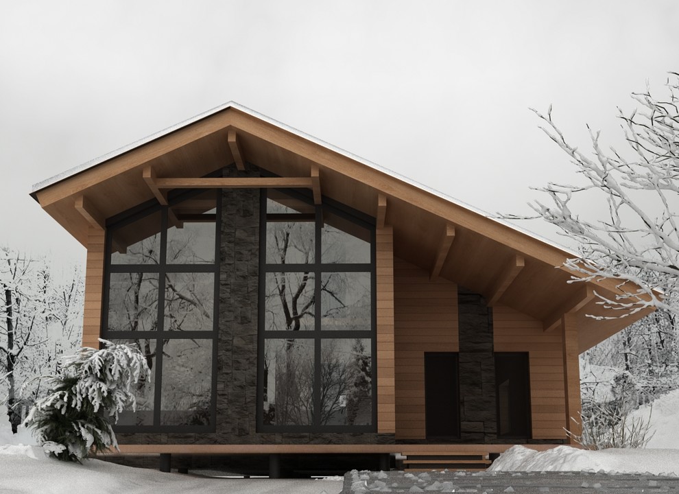 Дом из бруса, интерьер и экстерьер