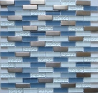 Lada Glass and Stainless steel mosaic