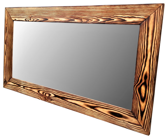 Handmade Reclaimed Wood Mirror Made In, Wooden Mirror Frame Design