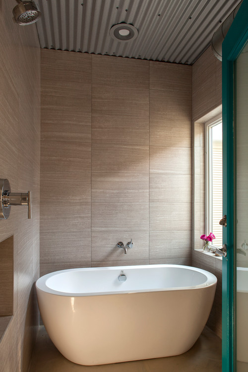 Back To Wall Freestanding Bath Is A Great Option When Space Limited - Can You Put A Freestanding Bath In Small Bathroom