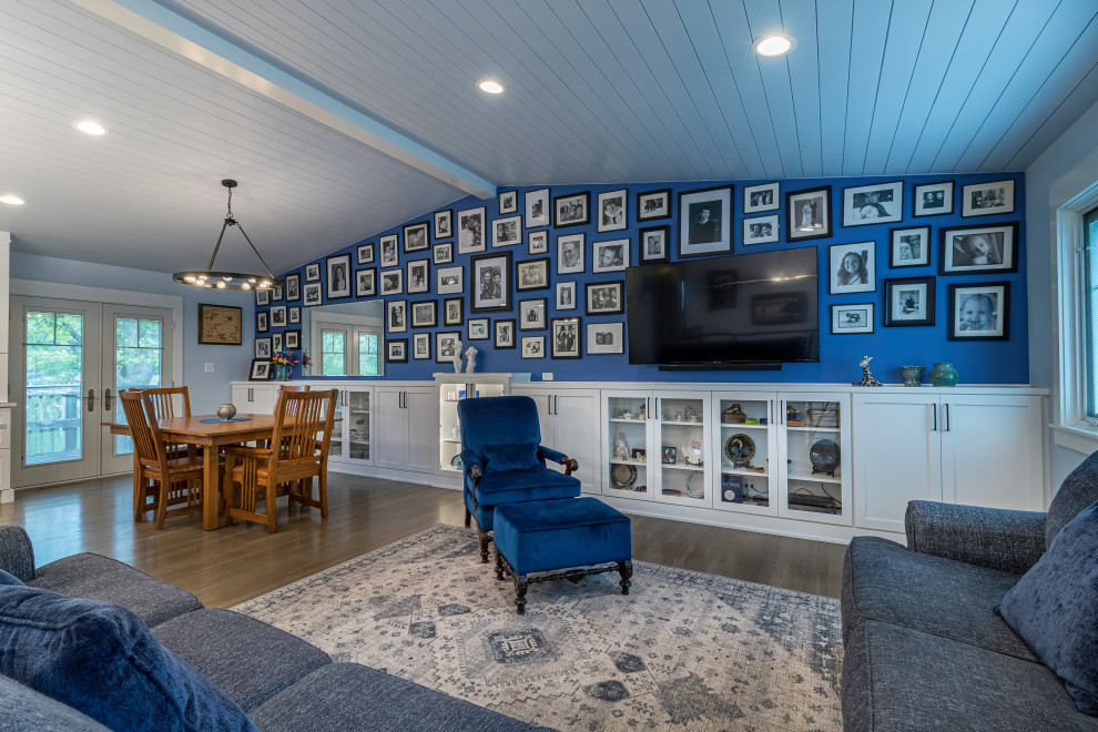 Blue Bliss Open Kitchen Reno