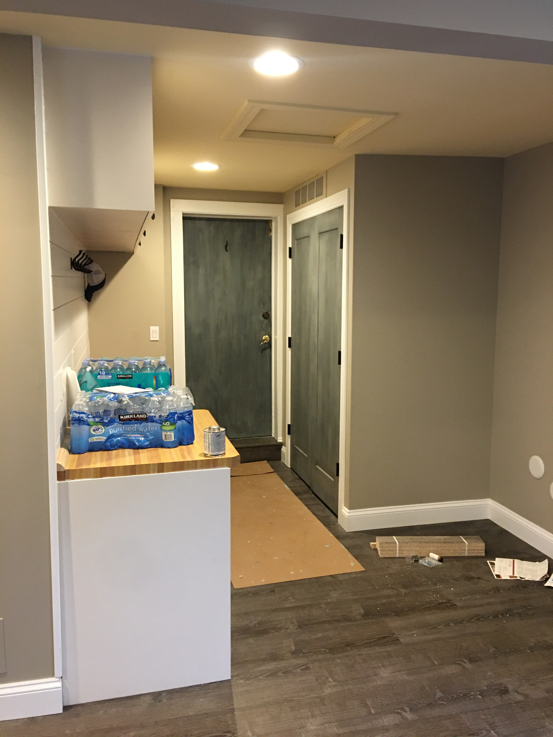 Custom bathroom and back room office/workout/pet room