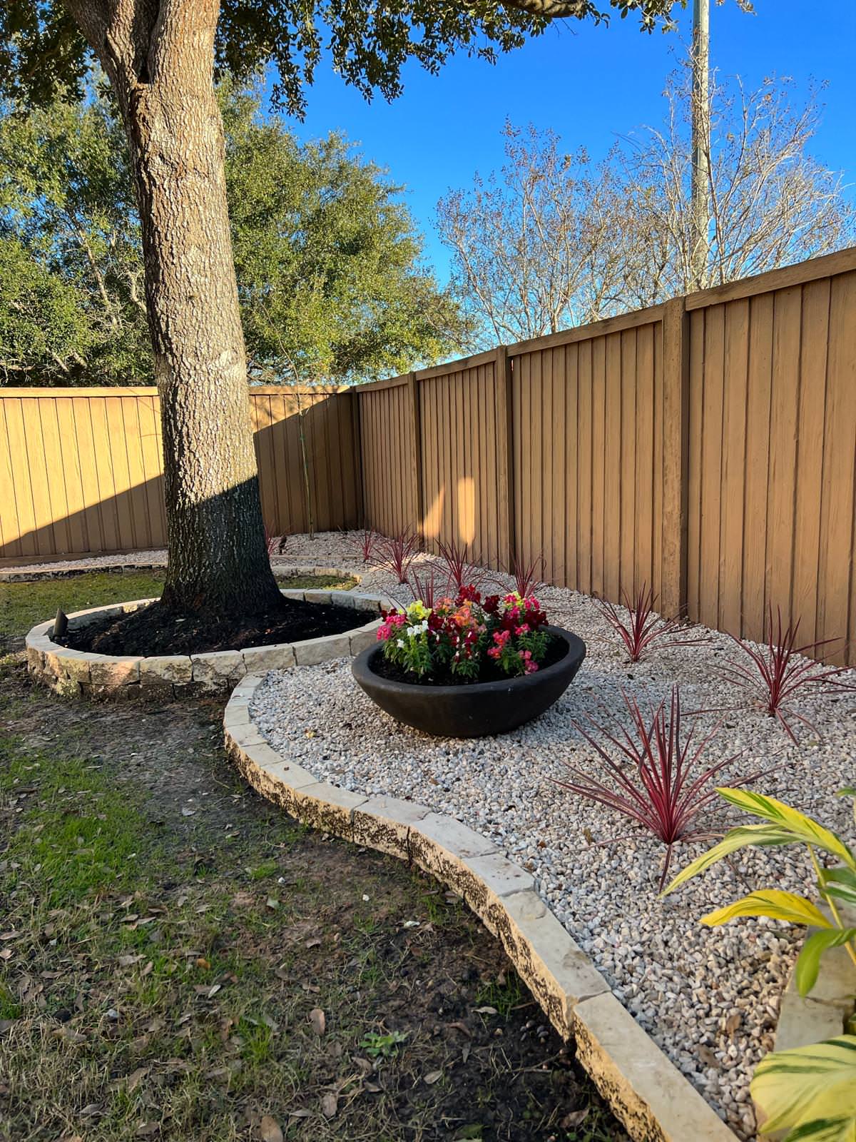 Putting Green, Backyard Paradise and Front yard Makeover in Fulshear!