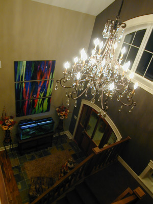 Entryway - transitional entryway idea in Milwaukee