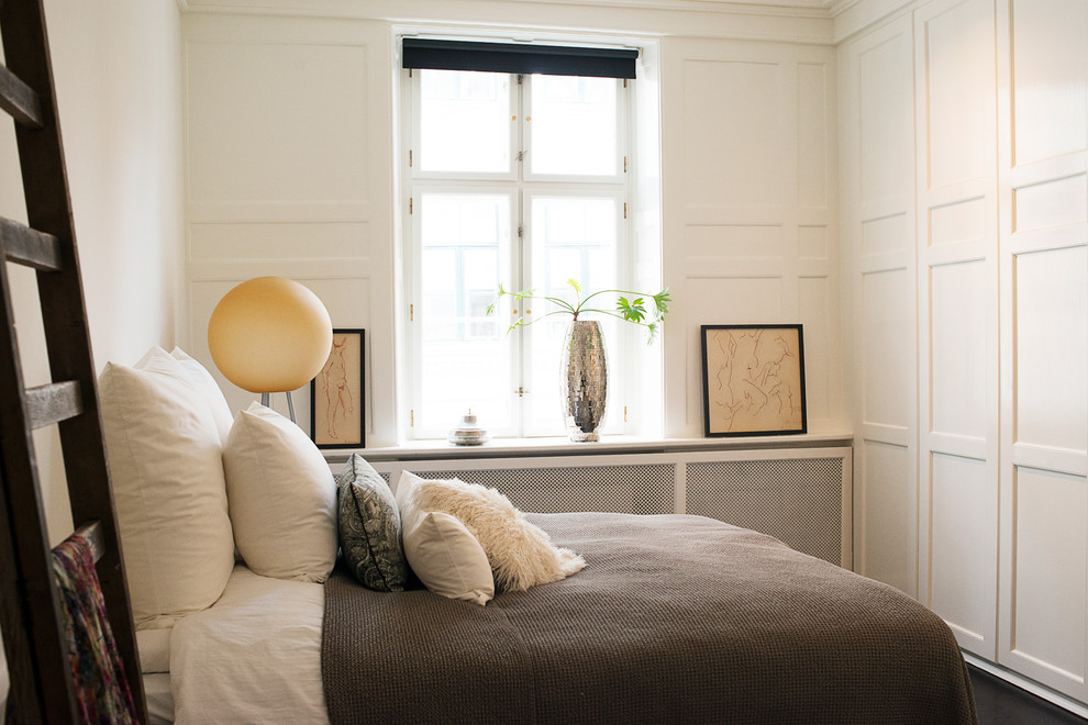 Inspiration for a scandinavian bedroom in Copenhagen.