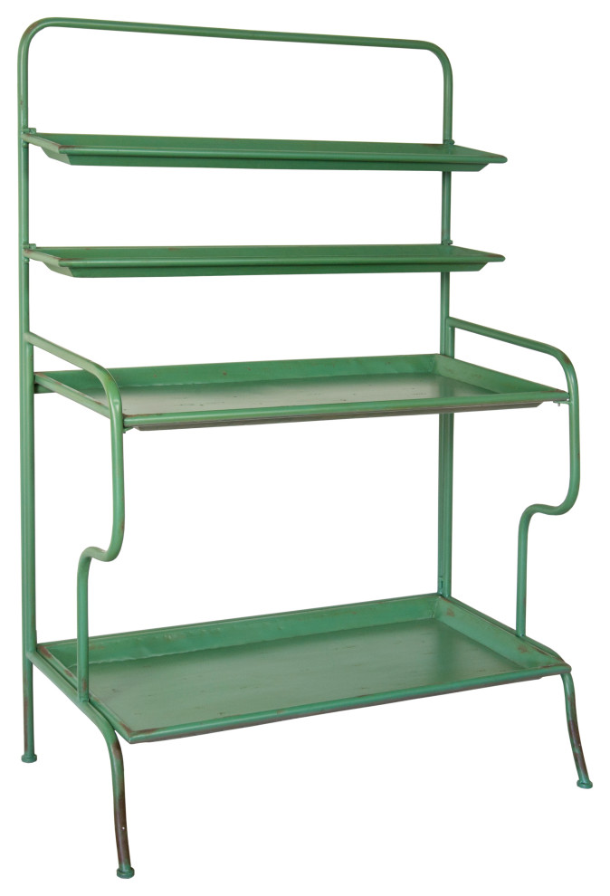 Metal Potting Table Traditional Potting Benches by VIP Home and