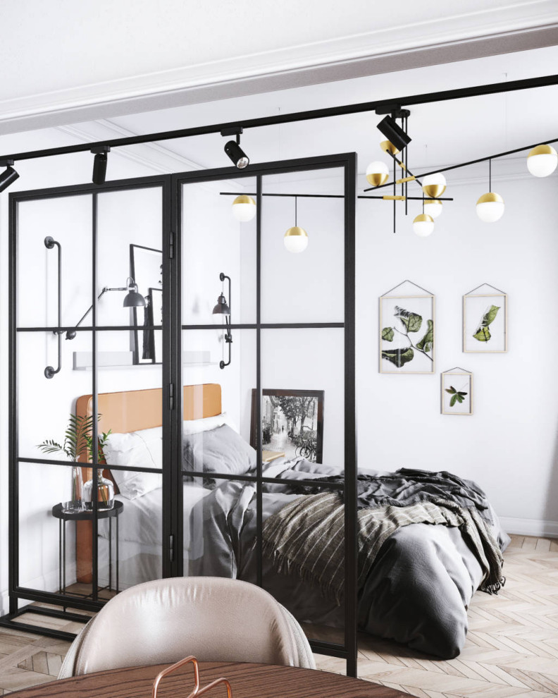 Design of a one-room Khrushchev 31 m² in Tver