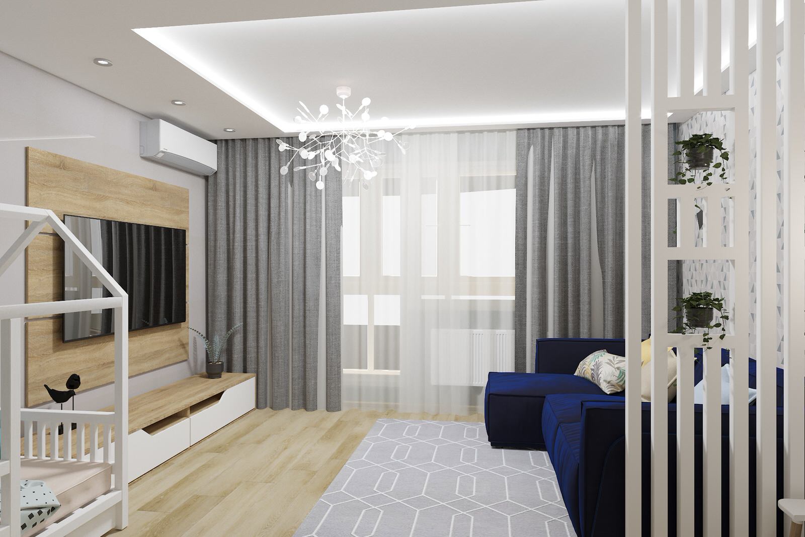 Скандинавская двушка для молодой семьи