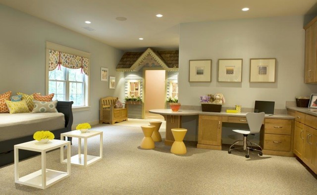 Cabinets in Multiple Rooms clasico-renovado-bebe