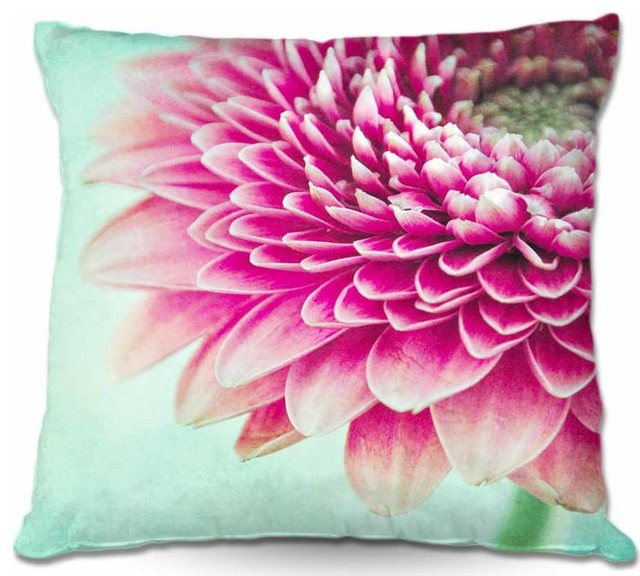 Colorful Spring Throw Pillow, 22"x22"
