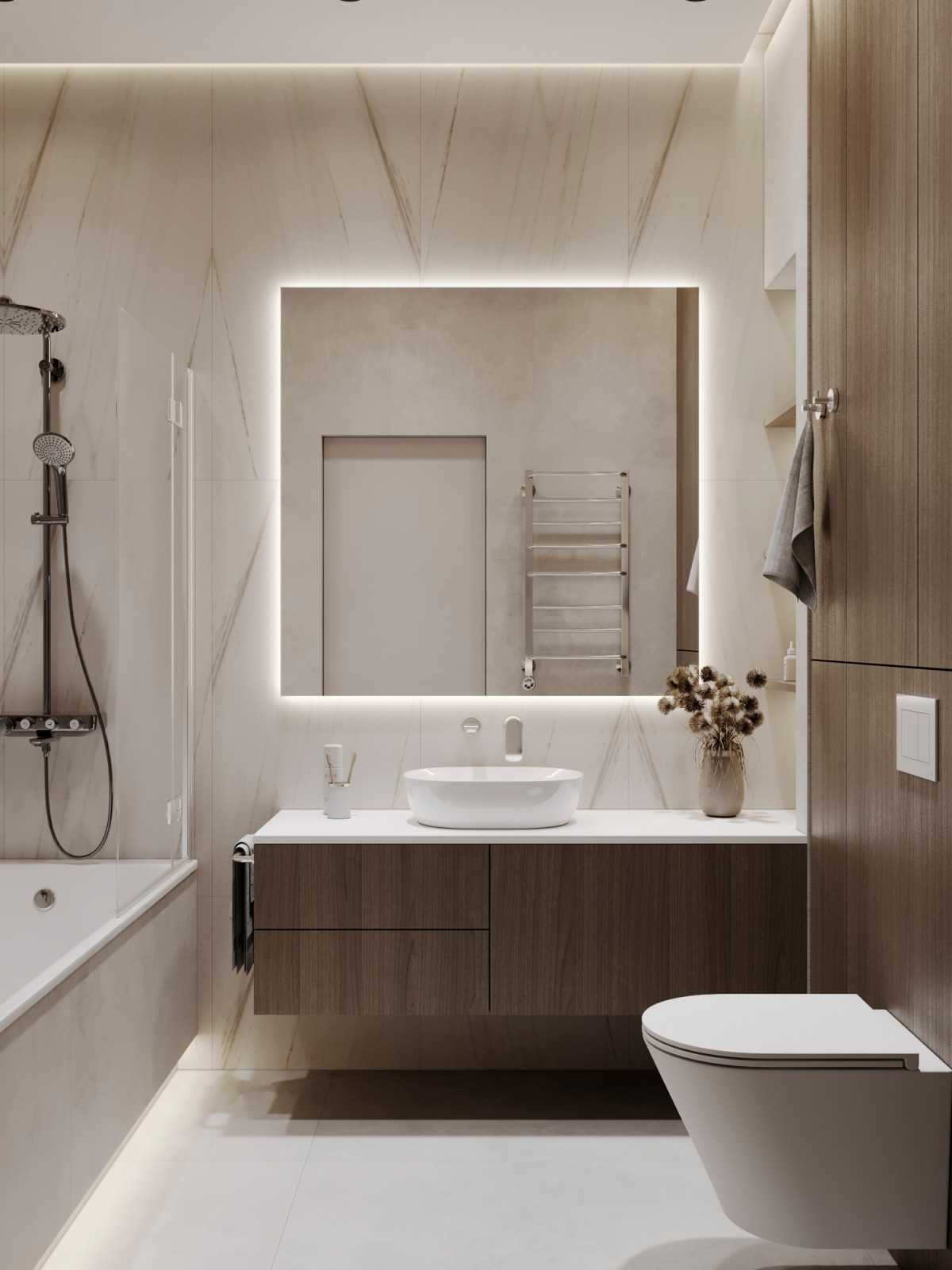 Идеальный современный интерьер в ЖК Homecity