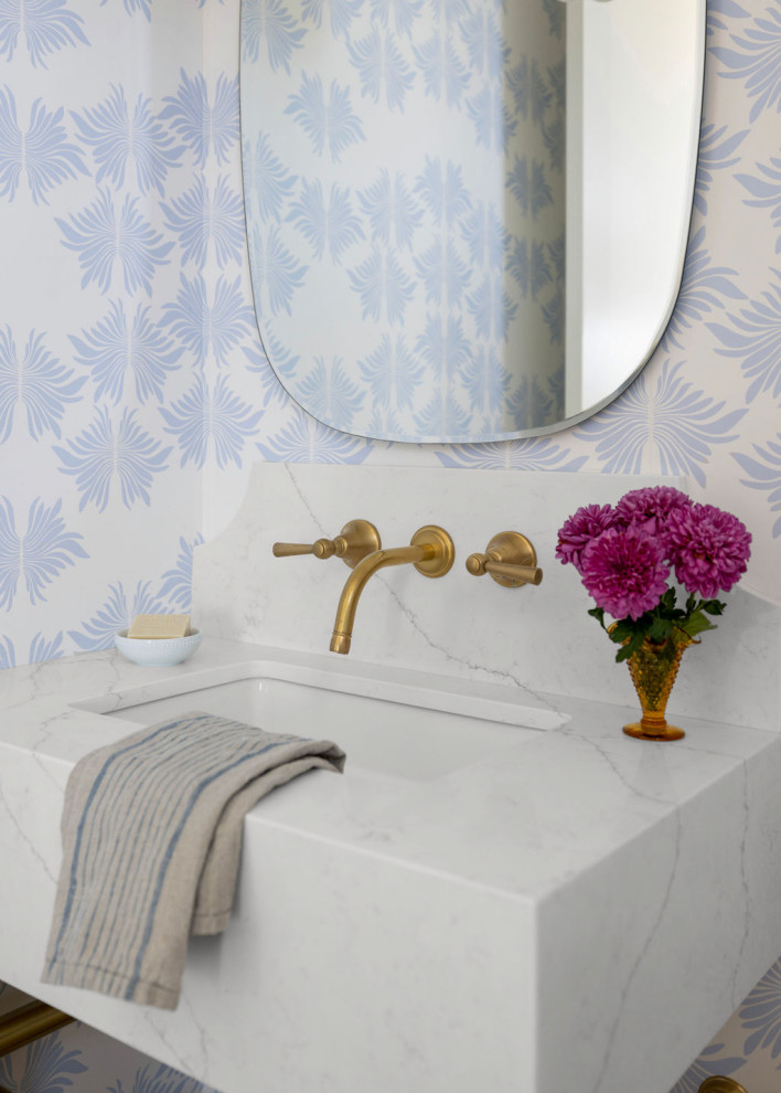 Beach Bungalow - Beach Style - Powder Room - Sacramento - by Fig St ...