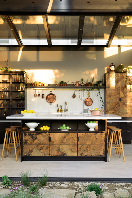 The "elemental" Kitchen by Charlie Smallbone and deVOL contemporain-cuisine
