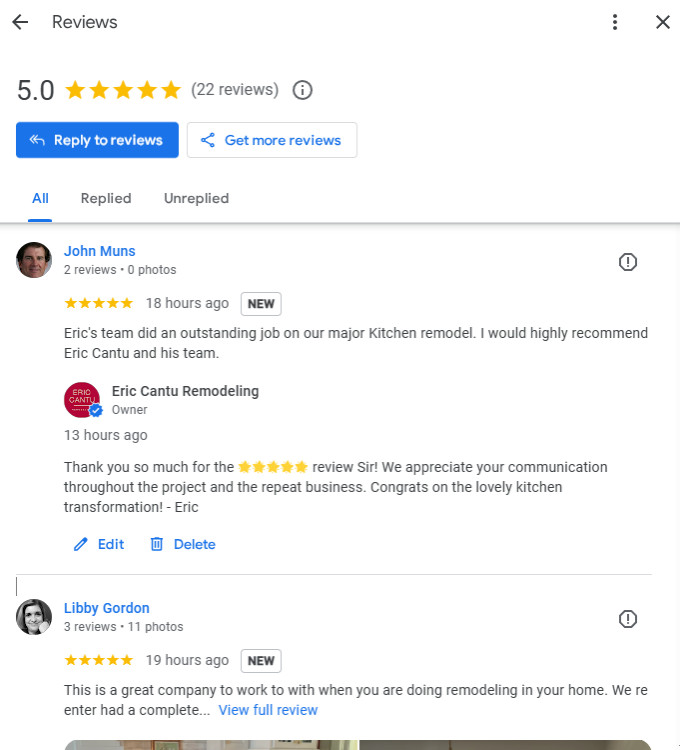 Not only did our clients get their homes renovated and remodeled, we did the best job and they loved it!