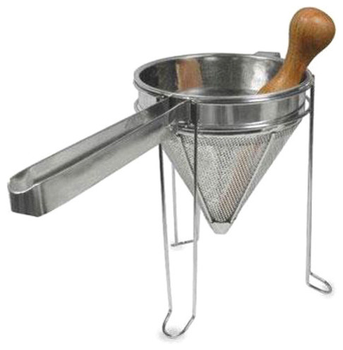 Stainless Steel Strainer and Pestle