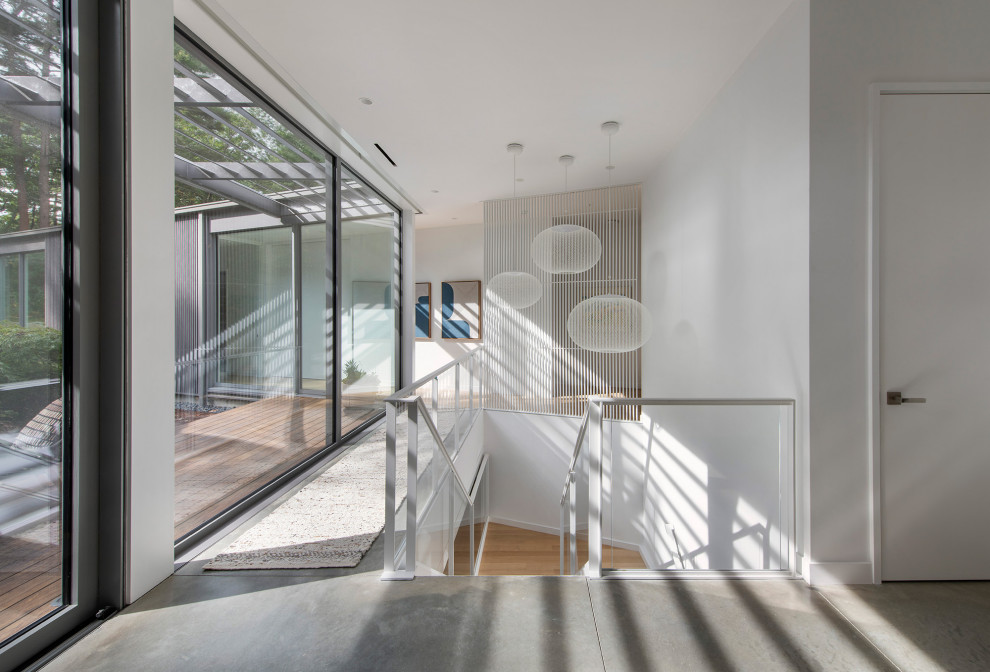 Courtyard House - Modern - Hall - Boston - by Flavin Architects